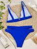 High Waist Bikinis Women Swimsuit Women High Waist Bikini Set Sports Bright Color Swimsuit Scoop Neck Cute Bathing Suit Swimwear Female Push Up Bikini Set Bathing Suit For Women by Stevvex