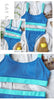 High Waist Swimwear Bikini Women's Swimsuits Women's Halter Self Tie High Waist Two Piece Bikini Set Swimsuits Push Up Bikini Shiny Splicing Bikinis High Cut Bathing Suits by Stevvex