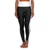 Womens High-waist Fitness Legging Yoga Pants - Black White Salt of The Earth