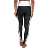 Womens High-waist Fitness Legging Yoga Pants - Black White Salt of The Earth