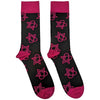 Him Mini Pink Heartagrams [Socks] by Rock Band Apparel