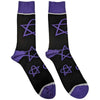 Him Purple Heartagrams [Socks] by Rock Band Apparel