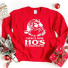 Ho's In This House Sweatshirt - Santa Christmas top by Adorb Custom Tees