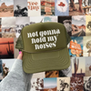 Hold My Horses Trucker Hat by Hey Jude Graphic Tees