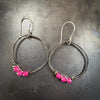 Abstract Silver Hoops | Made to Order by mend metalworks