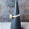 Turquoise Stacking Ring by mend metalworks