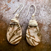 Jasper Earrings by mend metalworks