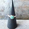 Turquoise Stacking Ring by mend metalworks