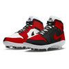 "Homage to Home" Jordan 1 Retro Cleats by Stadium Custom Kicks