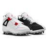 "Homage to Home" Jordan 4 Retro TD Football Cleats by Stadium Custom Kicks