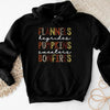 Flannels Hayrides Pumpkins Sweaters Bonfires Fall Hoodie by Adorb Custom Tees