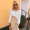 Hot Look Stylish Women's Knitted Cardigans Sweater Fashionable Autumn Long Sleeve Loose Coat Casual Button Thick V Neck Solid Female Tops by Stevvex