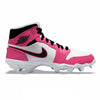 "Hot Pink" Jordan 1 Kids' Multisport Cleats - Size 3.5Y Mid Top by Stadium Custom Kicks