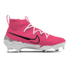 "Hot Pink" Nike Alpha Huarache NXT Cleats by Stadium Custom Kicks