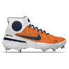 "Houston Glitter" Nike Alpha Huarache Elite 3 Mid Cleats by Stadium Custom Kicks