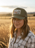 Howdy Y'all Olive Patch Trucker Hat by Wild Junkie