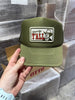 Howdy Y'all Olive Patch Trucker Hat by Wild Junkie