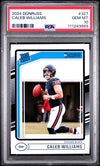 Graded 2024 Panini Donruss Caleb Williams #327 Rookie RC Football Card PSA 10 Gem Mint
