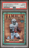 Graded 2023 Topps Bowman University Xavier Worthy #RM5 Ramblin Man Aqua #/150 Rookie RC Football Card PSA 10 Gem Mint