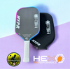 Hex Pro Performance HYPR 16 MM Pickleball Paddle W/ Cover by The Mad Pickler
