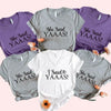 💍 I Said YAAAS Bachelorette Crew Party 🍾 Matching V-Neck T-Shirts by Adorb Custom Tees