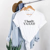 💍 I Said YAAAS Bachelorette Crew Party 🍾 Matching V-Neck T-Shirts by Adorb Custom Tees
