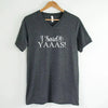 💍 I Said YAAAS Bachelorette Crew Party 🍾 Matching V-Neck T-Shirts by Adorb Custom Tees