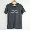 💍 I Said YAAAS Bachelorette Crew Party 🍾 Matching V-Neck T-Shirts by Adorb Custom Tees