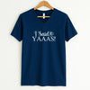 💍 I Said YAAAS Bachelorette Crew Party 🍾 Matching V-Neck T-Shirts by Adorb Custom Tees