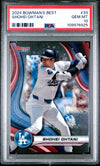 2024 Topps Bowmans Best Shohei Ohtani #33 Baseball Card PSA 10 Gem Mint
