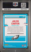 Graded 2023 Panini Donruss Jalen Carter #381 Rookie RC Football Card PSA 9 Mint