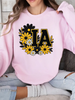 IA Floral Iowa Graphic Crewneck Sweatshirt by Ocean & 7th