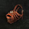 ''Aztec'' Dark Brown Basket Muzzle by Bestia Dog Gear