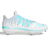 "Ice" Adidas Adizero Afterburner 6 Cleats by Stadium Custom Kicks