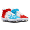 "Ice Pop" Nike Alpha Huarache Elite 4 Mid Cleats by Stadium Custom Kicks