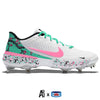 "Iced Tea" Nike Alpha Huarache Elite 3 Low Cleats