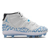 "Iceberg" Jordan 11 Retro MCS Baseball Cleats by Stadium Custom Kicks