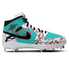 "Iced Tea" Jordan 1 Retro Cleats by Stadium Custom Kicks