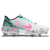 "Iced Tea" Nike Alpha Huarache Elite 3 Low Cleats by Stadium Custom Kicks