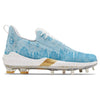"Icicle" Under Armour Harper 6 Low ST Cleats by Stadium Custom Kicks