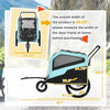 2-in-1 Dog Bike Trailer Pet Stroller Carrier for Large Dogs by Furr Baby Gifts