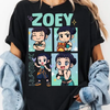 Huntrix Demon Hunter Zoey Chibi T-Shirt – Kpop Fan Merch by Dog Mom Hat