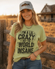 I'm A Lil Crazy Graphic Tee by Wild Junkie