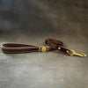 Maximus Gold Leash 1 inch wide by Bestia Dog Gear