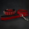 Red "Frenchie" collar by Bestia Dog Gear