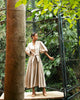 BROMELIA DRESS IN KHAKI by No Pise La Grama Web