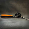 The "Eros" Leash 1 inch wide Black by Bestia Dog Gear
