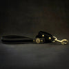 Maximus Gold Leash 1 inch wide by Bestia Dog Gear