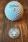 F-16 Fighter Jet Golf Ball Marker