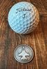 F-16 Fighter Jet Golf Ball Marker